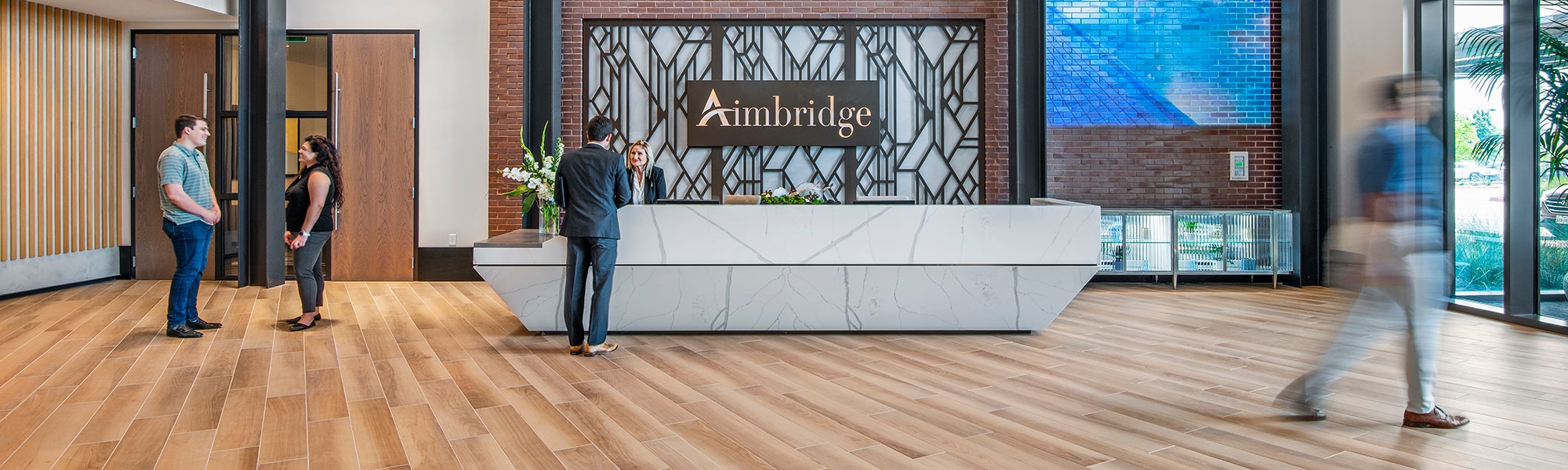 Lobby of Aimbridge Hospitality